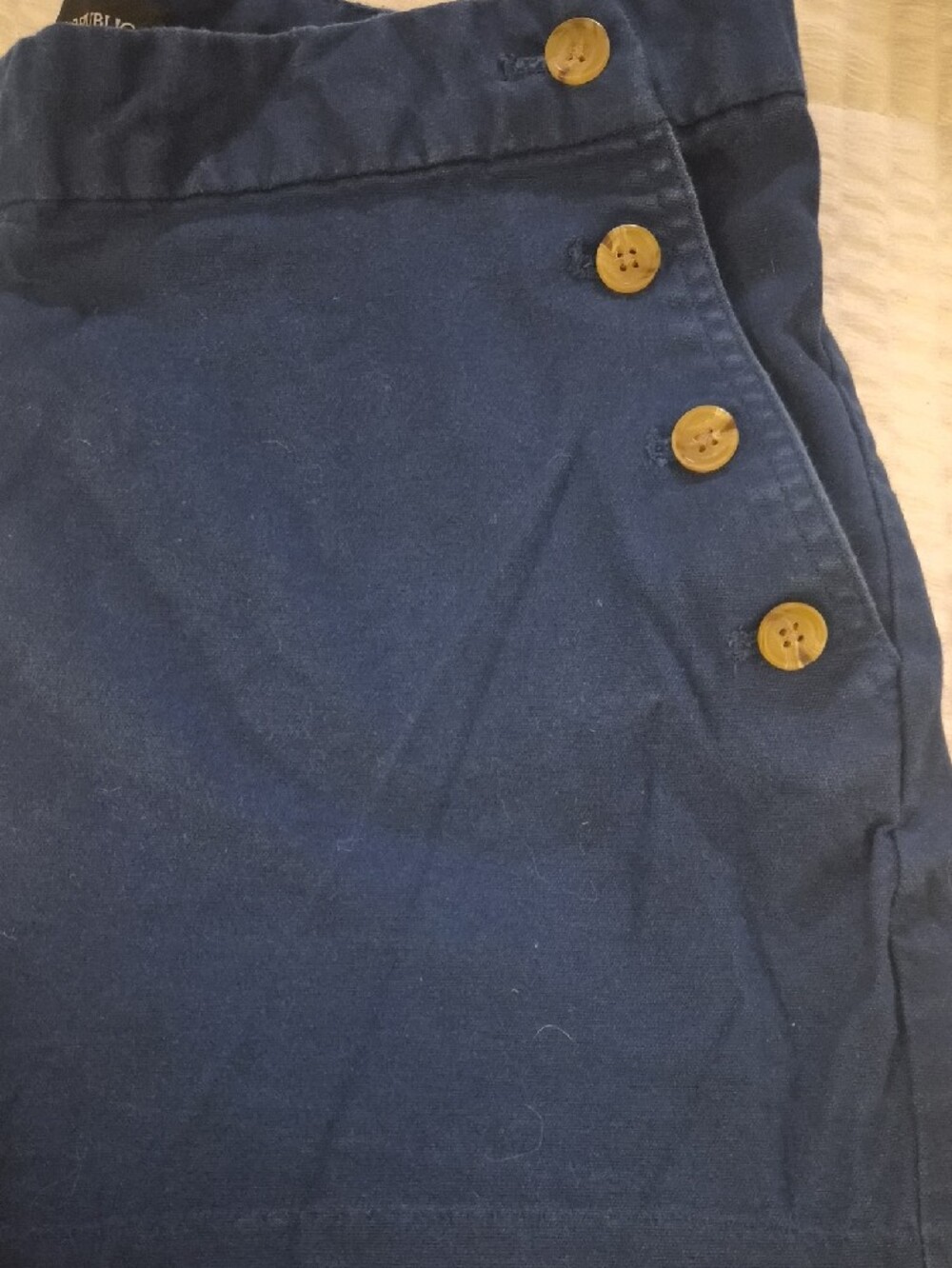 Banana Republic Blue Button-Detail Women's Shorts sz 6 - Picture 5 of 5